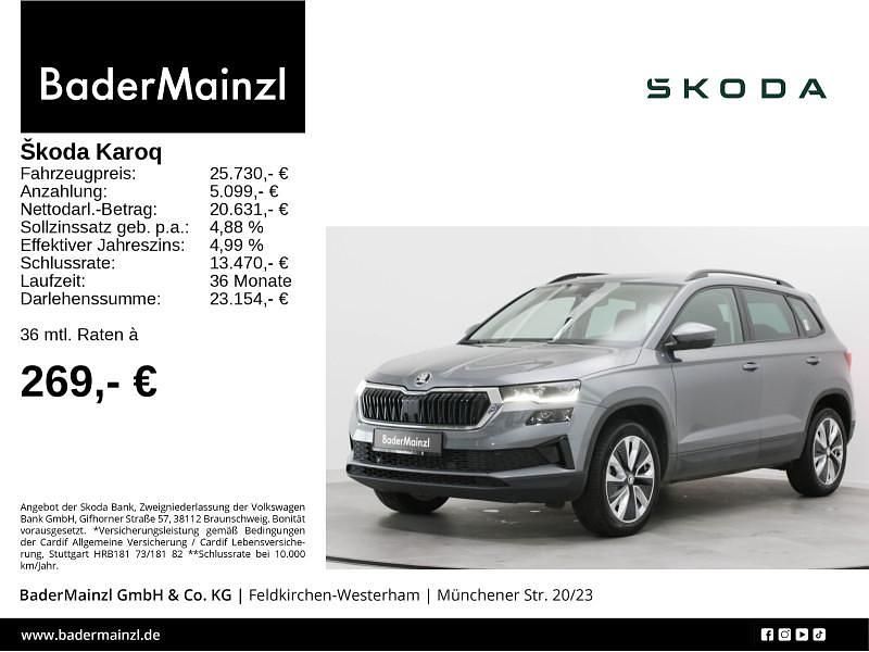 Grau Gebraucht 2022 Skoda Karoq Style SUV | 24.960 € (Fairer Preis) - Bild 1/3