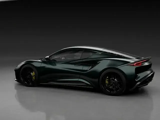 Ny Lotus Emira 405 HK (297 kW) 2026 Grøn Coupe