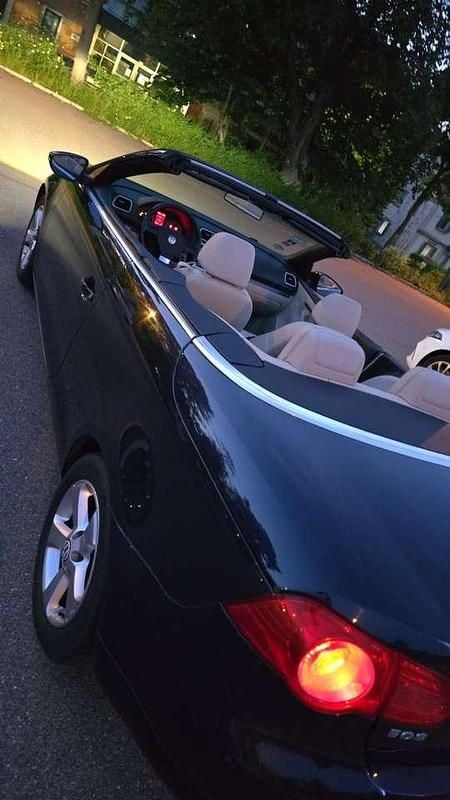 Blau Gebraucht 2008 VW Eos Cabrio | 4.300 € (Guter Preis) - Bild 1/4