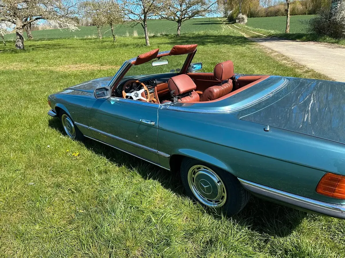 Gebraucht Mercedes SL280 185 PS (136 kW) 1981 Grün Cabrio