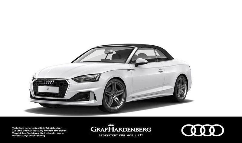 Ibisweiß Gebraucht 2021 Audi A5 Cabriolet Ambiente Cabrio | 32.980 € (Superpreis) - Bild 1/4