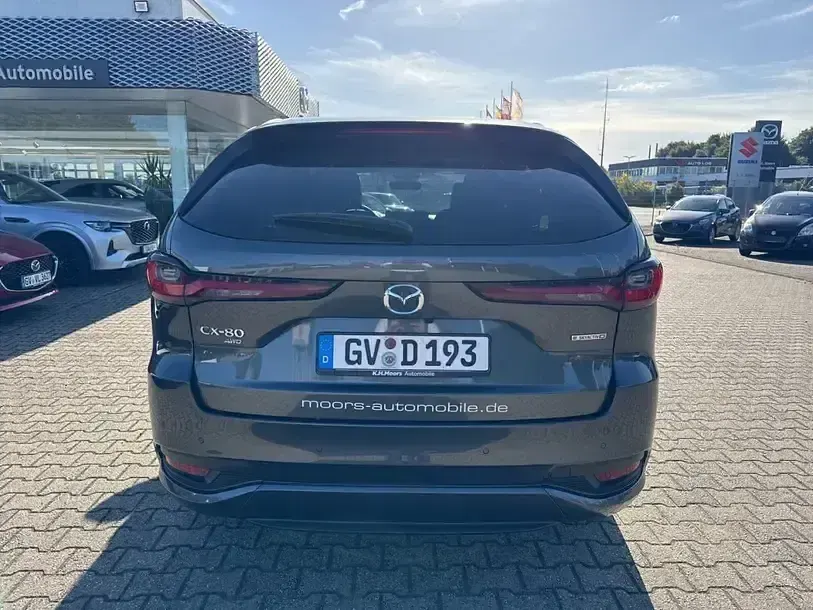 Gebraucht Mazda CX-80 Homura-Line 254 PS (186 kW) 2025 Machine gray SUV