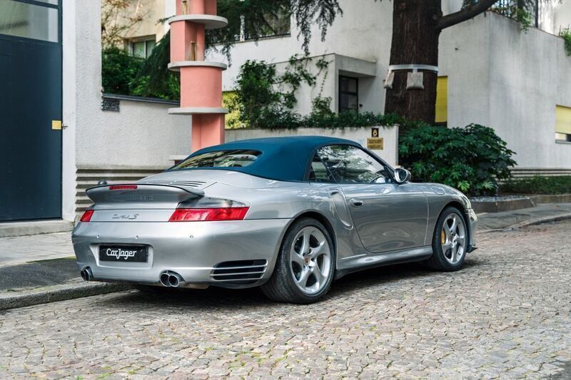 Silber Gebraucht 2005 Porsche 996 Turbo Cabrio | 89.996 € (Teuer) - Bild 1/4