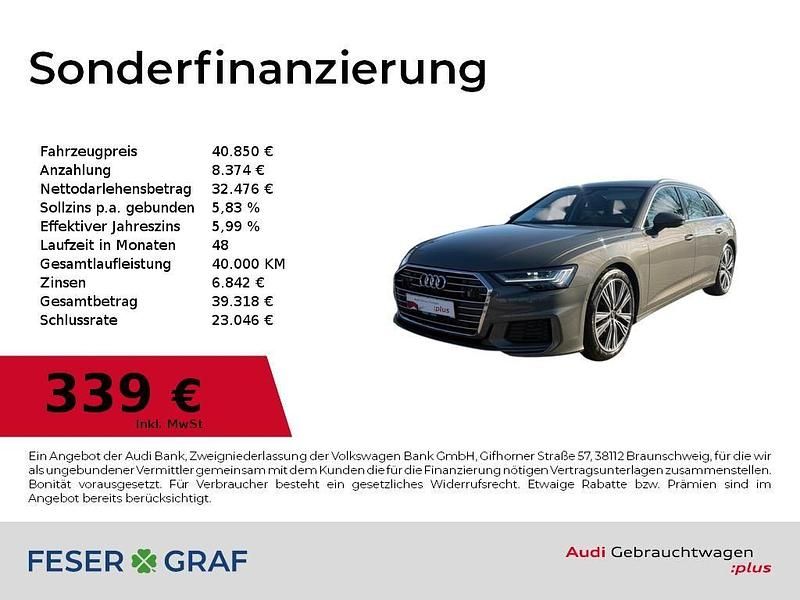 Gebraucht Audi A6 Ambiente 299 PS (219 kW) 2022 Chronosgrau metallic Kombi