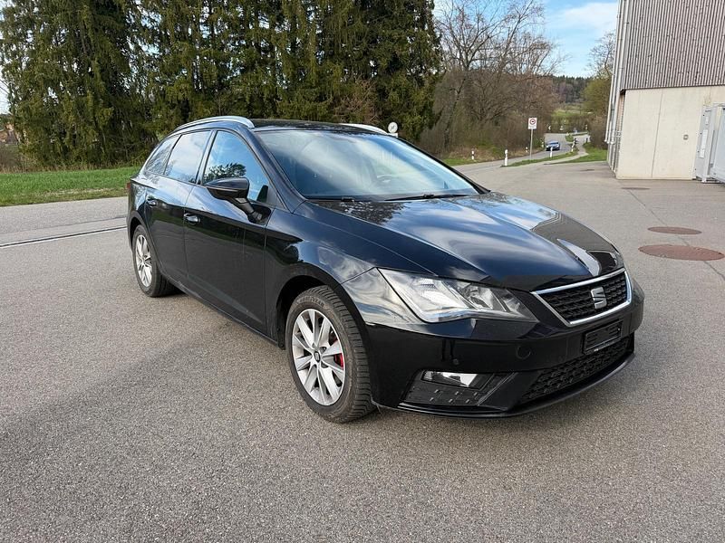 Usata Seat Leon ST 149 CV (109 kW) 2018 Nero Station wagon