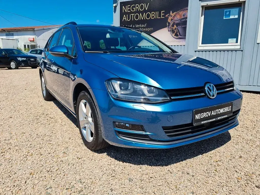 Gebraucht VW Golf VII Comfortline 140 PS (102 kW) 2014 Blau Kombi