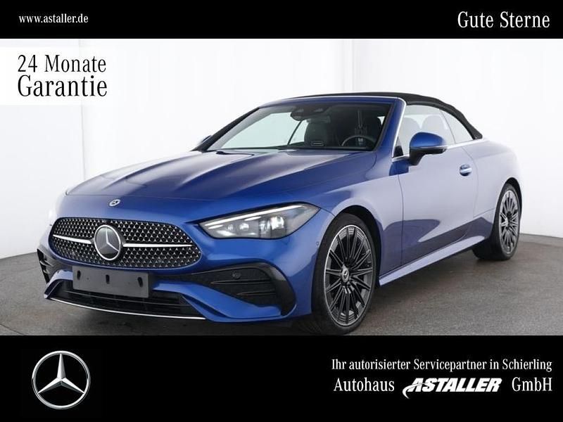 Metalliclack spektralblau Gebraucht 2024 Mercedes CLE220 Advanced Cabrio | 56.900 € - Bild 1/4