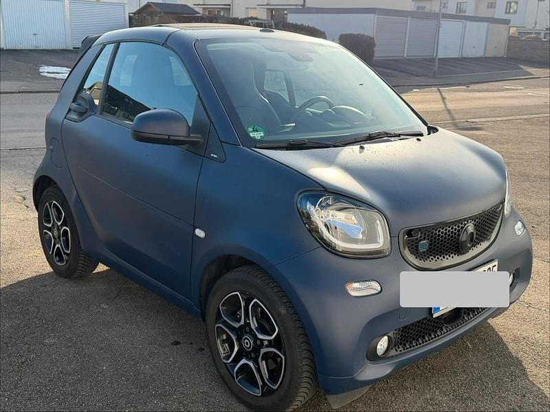Gebraucht Smart ForTwo Electric Drive Prime 60 kW (82 PS) 2018 Blau Cabrio