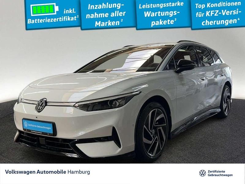 Gebraucht VW ID.7 Pro 210 kW (286 PS) 2025 Gletscherweiß metallic Kombi