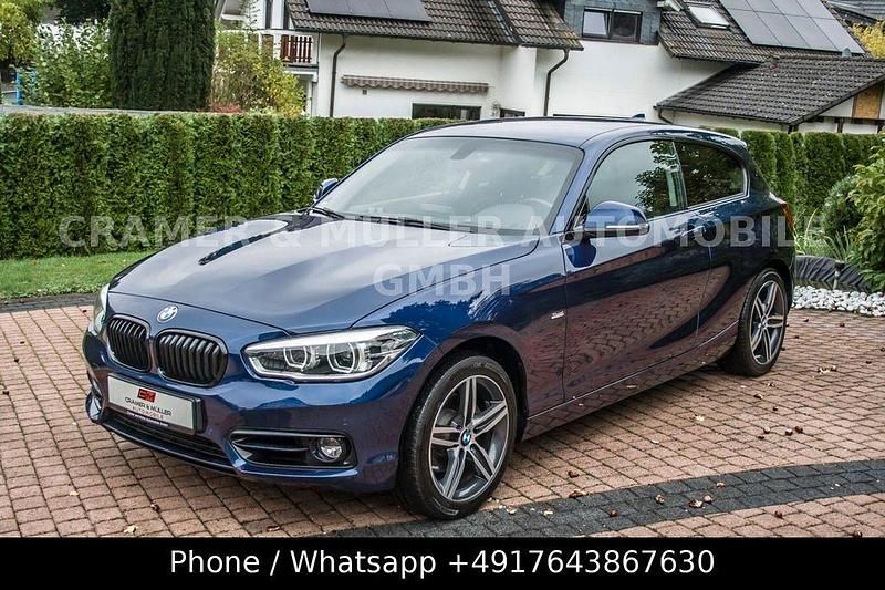 Blau Gebraucht 2017 BMW 120 Sport Line Kleinwagen | 14.499 € (Etwas zu teuer) - Bild 1/4