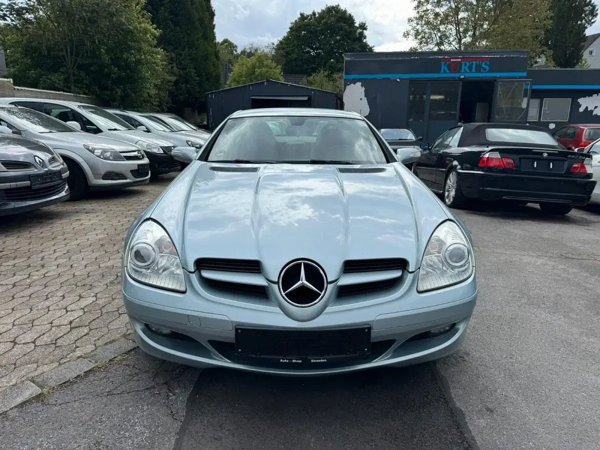 Gebraucht Mercedes SLK200 163 PS (119 kW) 2005 Silber Cabrio