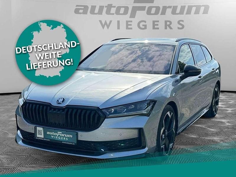 Pebble silber metallic Gebraucht 2025 Skoda Superb SportLine Kombi | 53.670 € - Bild 1/4