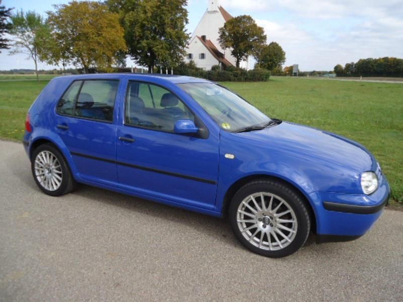 Blau Gebraucht 1999 VW Golf IV Limousine | 999 € (Superpreis) - Bild 1/4