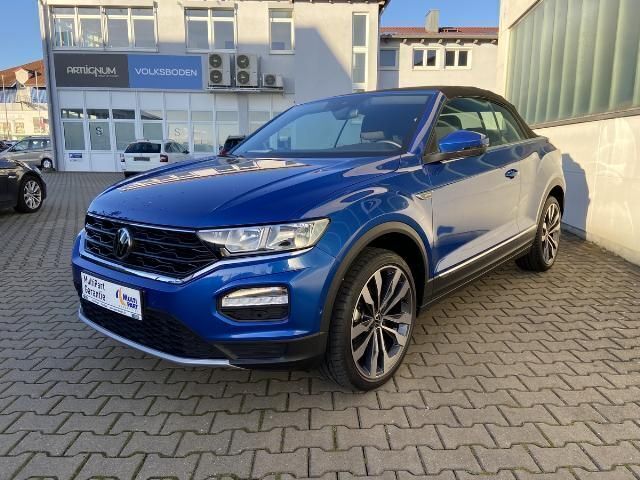 Blau Gebraucht 2021 VW T-Roc Cabriolet Active Cabrio | 23.990 € (Etwas zu teuer) - Bild 1/4