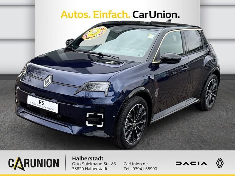 Nachtblau + black pearlschwarz metallic Neu 2025 Renault R5 Iconic Kleinwagen | 33.290 € (Fairer Preis) - Bild 1/4