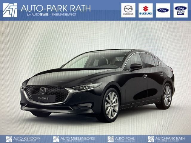 Jet black (schwarz) Gebraucht 2023 Mazda 3 Exclusive-Line Limousine | 26.880 € (Etwas zu teuer) - Bild 1/4