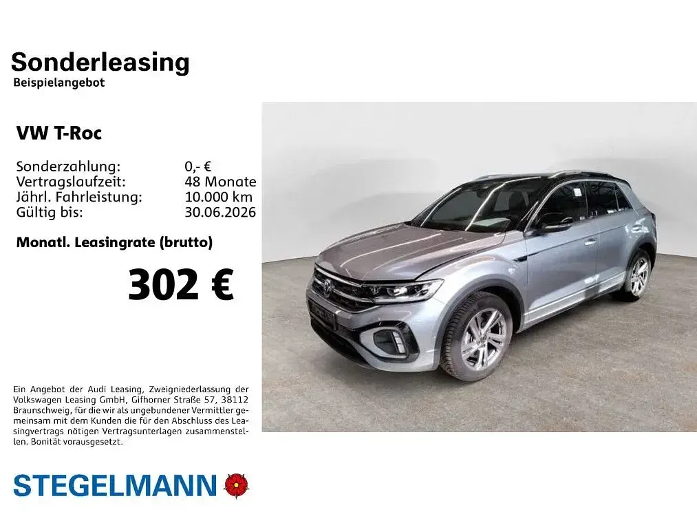 Gebraucht VW T-Roc Cabriolet R-line 150 PS (110 kW) 2025 Silber SUV