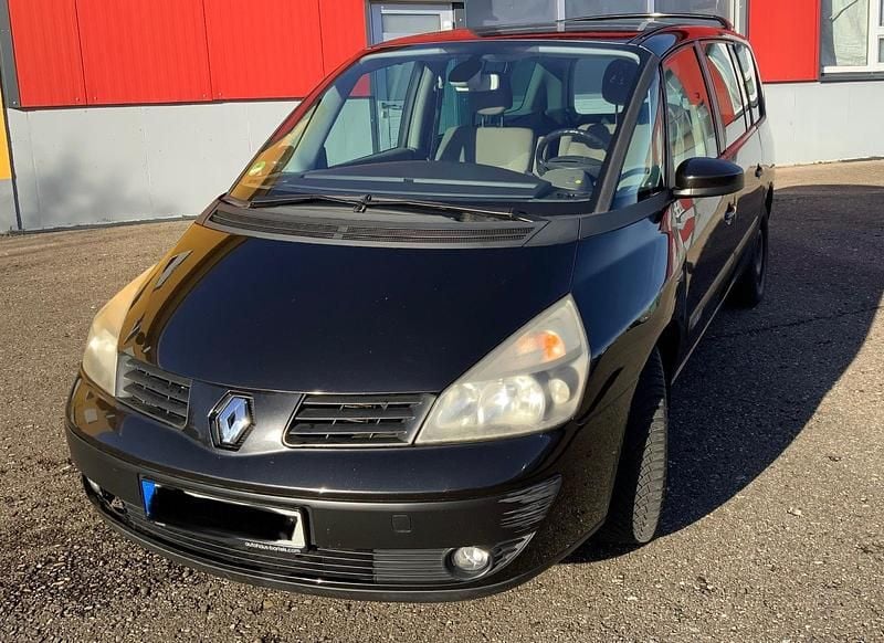 Schwarz Gebraucht 2005 Renault Grand Espace Expression Van / Kleinbus | 2.100 € (Superpreis) - Bild 1/4