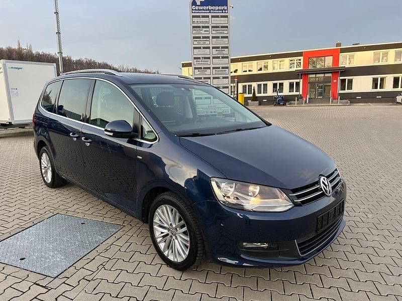 Gebraucht VW Sharan Cup 140 PS (102 kW) 2015 Blau Van / Kleinbus