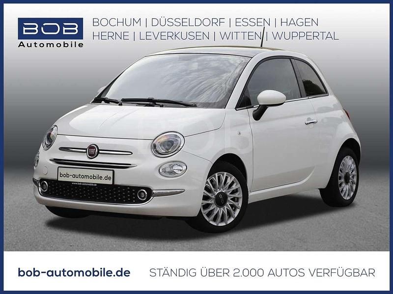 Weiß Gebraucht 2017 Fiat 500 Lounge Kleinwagen | 8.888 € (Fairer Preis) - Bild 1/3