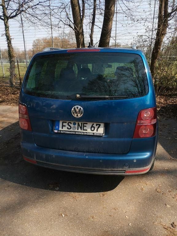 Gebraucht VW Touran Highline 170 PS (125 kW) 2007 Blau Van / Kleinbus