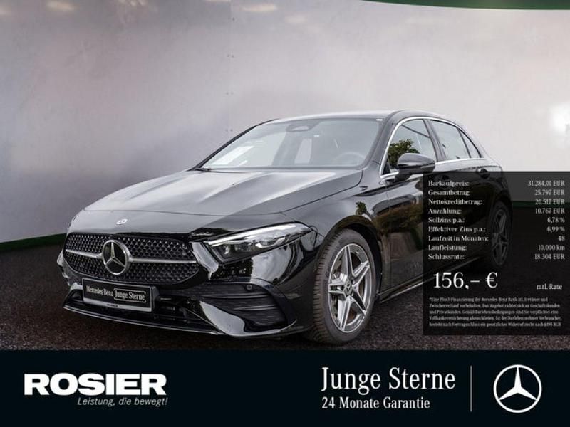 Schwarz / nachtschwarz Gebraucht 2024 Mercedes 200 AMG Coupé | 31.284 € (Superpreis) - Bild 1/4