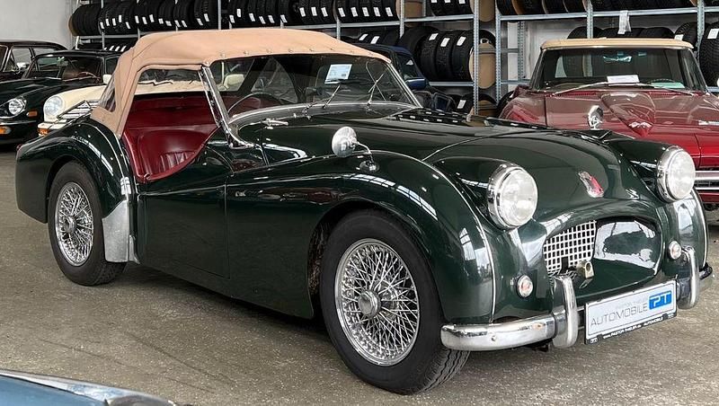 Gebraucht Triumph TR2 90 PS (66 kW) 1956 British racing green Cabrio