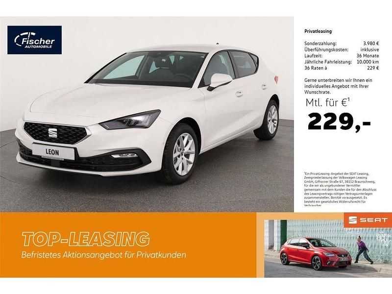 Weiss Neu 2025 Seat Leon Limousine | 28.980 € (Guter Preis) - Bild 1/4