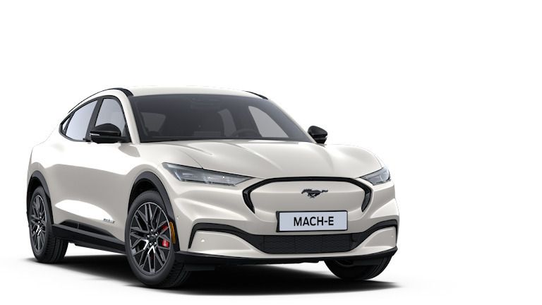 Star white platinum metallic Neu 2024 Ford Mustang Mach-E Premium SUV | 59.700 € (Teuer) - Bild 1/1