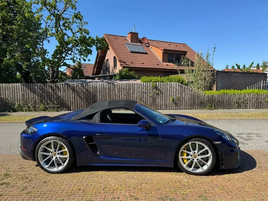 Gebraucht Porsche 718 Boxster 420 PS (308 kW) 2020 Blau Cabrio