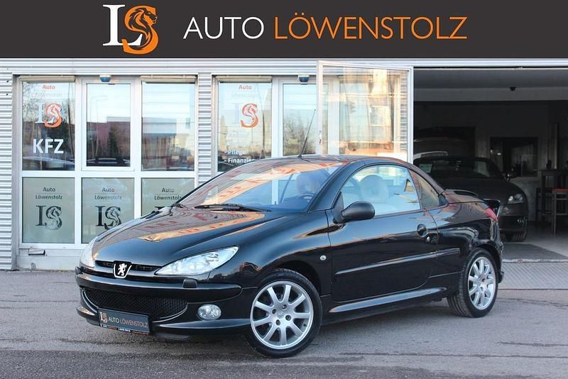 Schwarz Gebraucht 2005 Peugeot 206 CC Platinum Cabrio | 1.990 € (Fairer Preis) - Bild 1/4