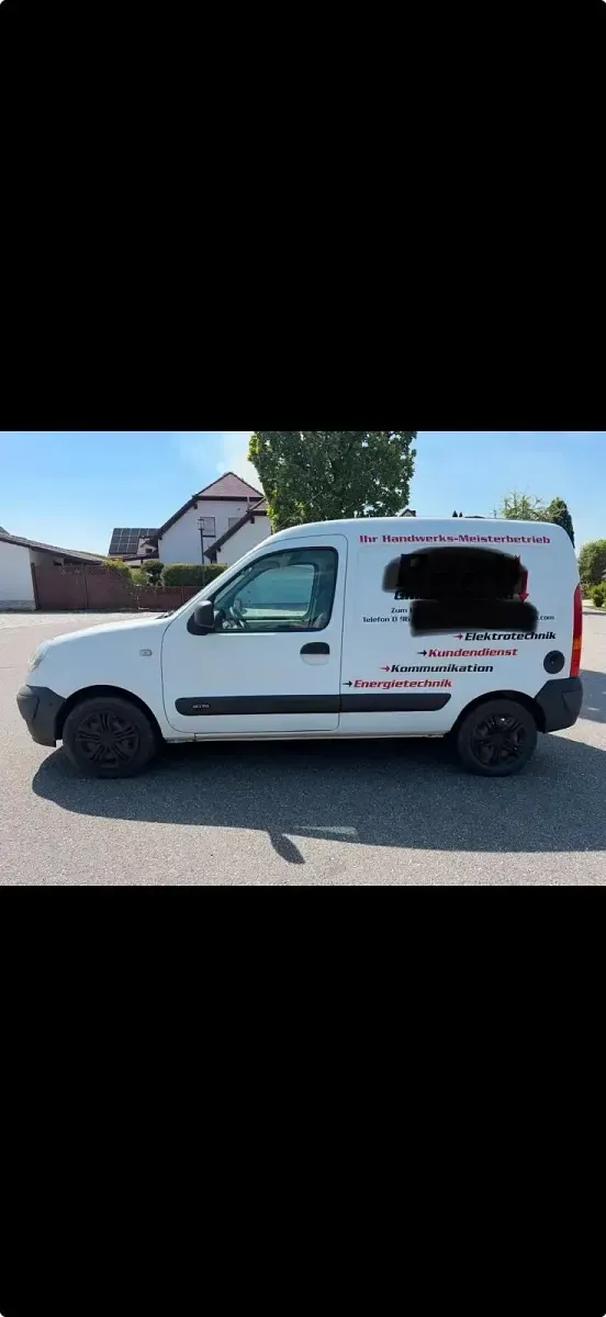 Gebraucht Renault Kangoo 68 PS (50 kW) 2007 Weiß Van / Kleinbus