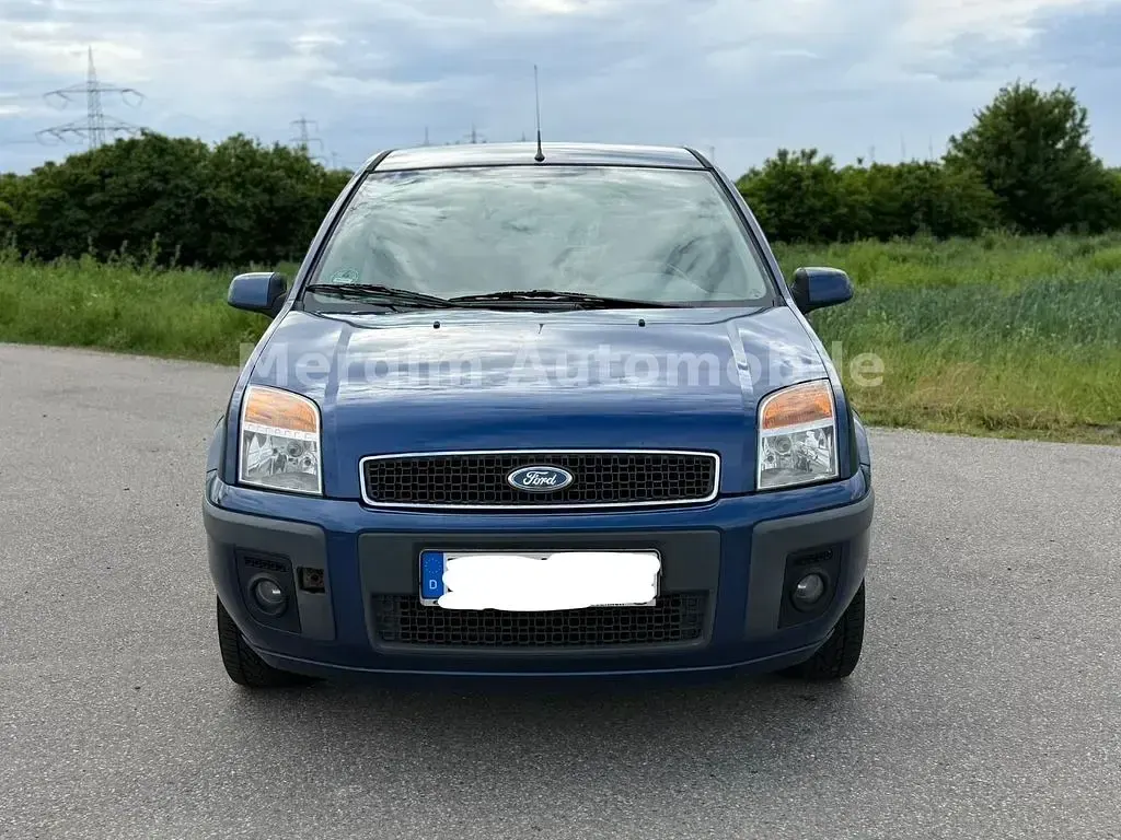 Gebraucht Ford Fusion 80 PS (58 kW) 2010 Blau Kleinwagen