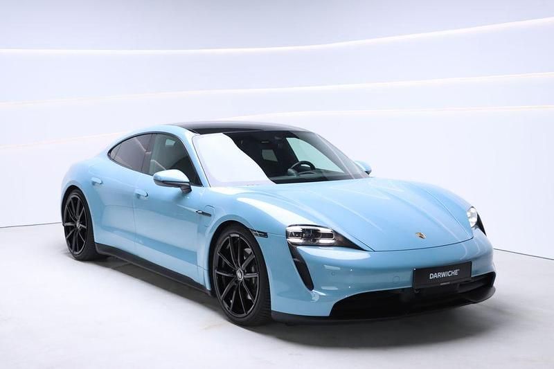 Blau Gebraucht 2021 Porsche Taycan Chrono Limousine | 62.900 € (Etwas zu teuer) - Bild 1/4