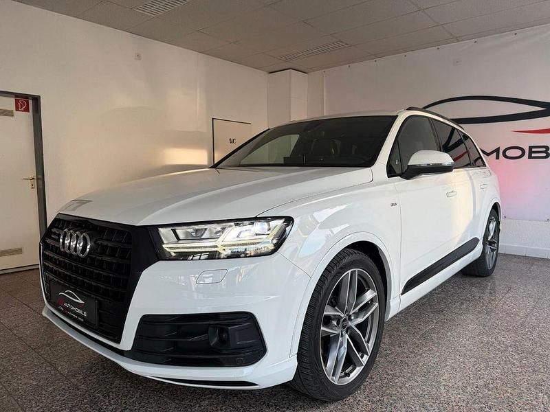 Gebraucht Audi Q7 S-Line 272 PS (200 kW) 2016 Carraraweiss/pure white SUV