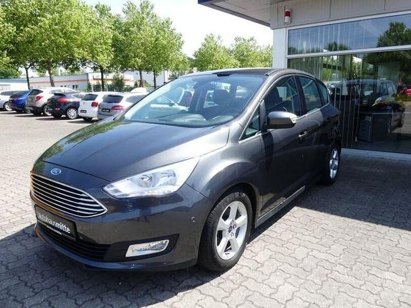 Grau Gebraucht 2016 Ford C-MAX Titanium Van / Kleinbus | 14.100 € (Teuer) - Bild 1/4