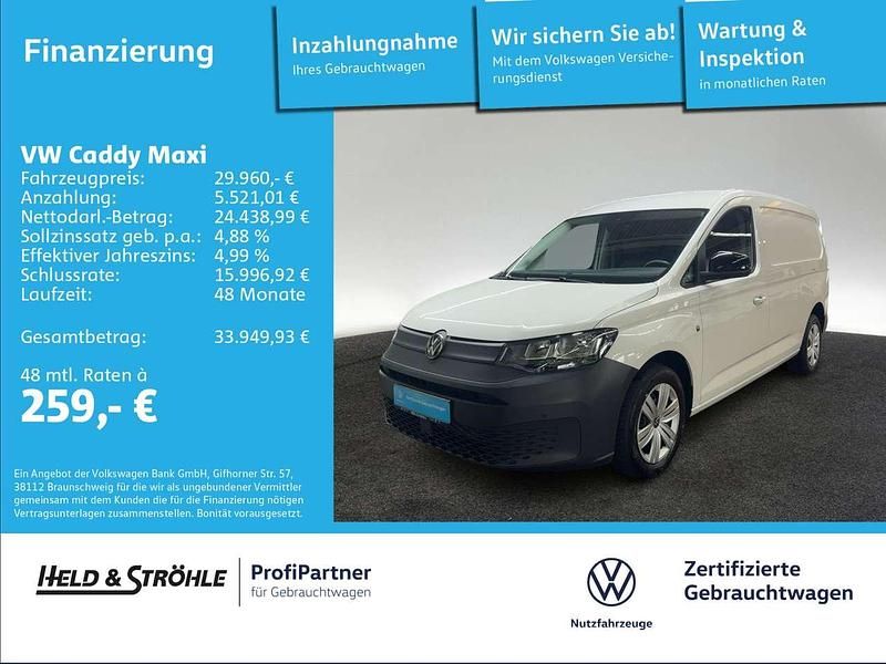 Second-hand VW Caddy 122 CP (89 kW) 2025 Alb Monovolum