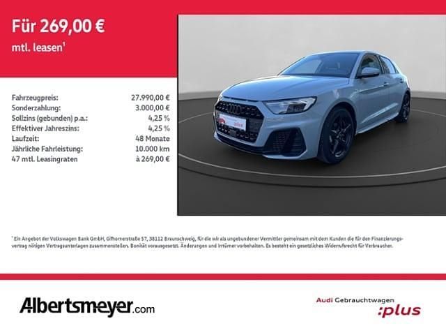 Grau Gebraucht 2024 Audi A1 Sportback S-Line Kleinwagen | 27.870 € (Teuer) - Bild 1/4