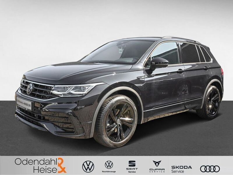 Polsterfarbe: schwarz Gebraucht 2022 VW Tiguan R-line SUV | 32.780 € (Guter Preis) - Bild 1/4