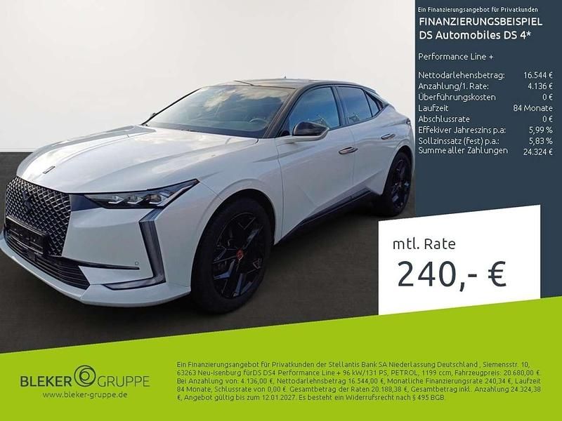 Lack weiss perlglänzend/typ au Gebraucht 2023 DS Automobiles DS4 Performance Line Plus Limousine | 20.680 € (Guter Preis) - Bild 1/3