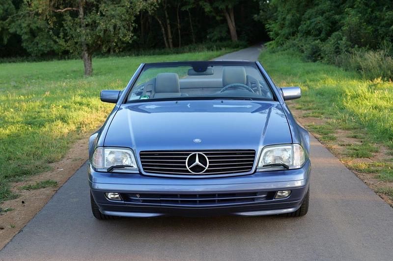 Gebraucht Mercedes SL320 231 PS (169 kW) 1997 Blau Cabrio