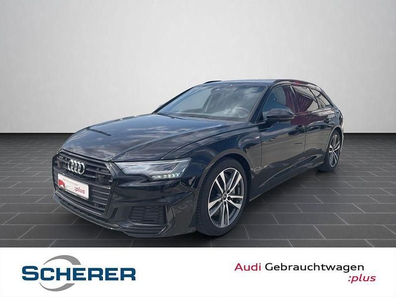 Mythosschwarz metallic (metallic) Gebraucht 2021 Audi A6 Ambiente Kombi | 34.500 € (Guter Preis) - Bild 1/4