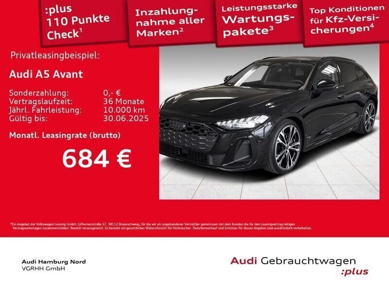 Schwarz Gebraucht 2025 Audi A5 S-Line Coupé | 53.950 € (Superpreis) - Bild 1/3
