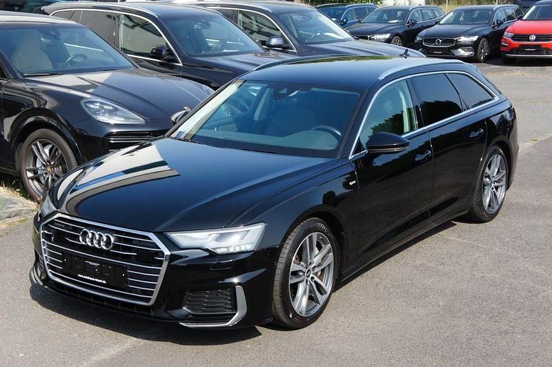 Brillantschwarz Gebraucht 2021 Audi A6 S-Line Kombi | 35.888 € (Superpreis) - Bild 1/4