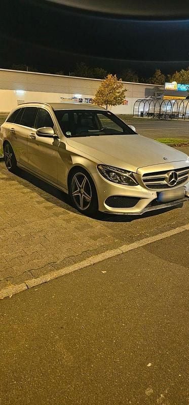 Silber Gebraucht 2017 Mercedes C220 AMG Kombi | 13.999 € (Superpreis) - Bild 1/4
