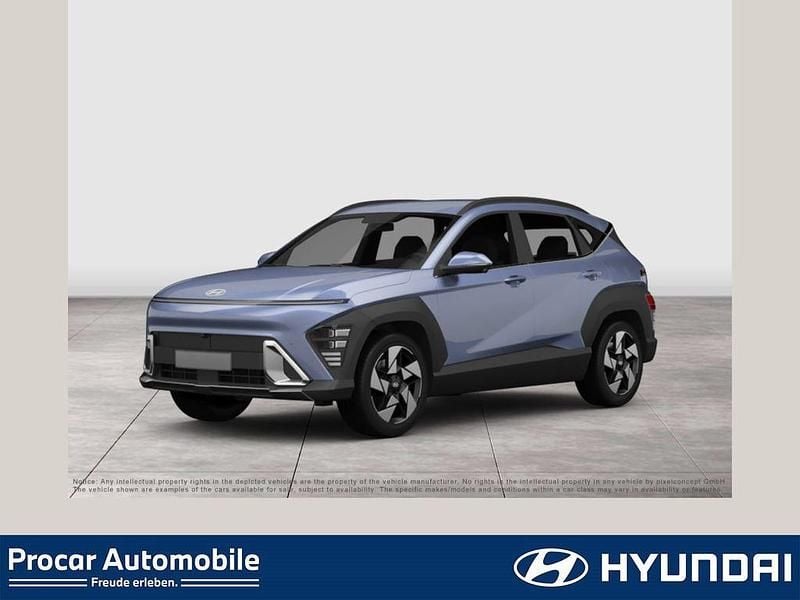 Blau Neu 2025 Hyundai Kona Prime SUV | 31.380 € (Fairer Preis) - Bild 1/4