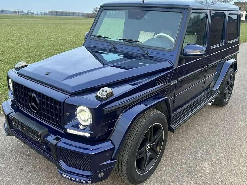 Blau Gebraucht 2009 Mercedes G55 AMG AMG SUV | 48.900 € (Fairer Preis) - Bild 1/4
