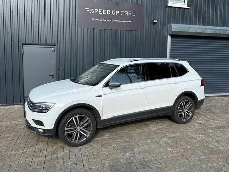 Gebraucht VW Tiguan Allspace Highline 200 PS (147 kW) 2021 Weiß SUV