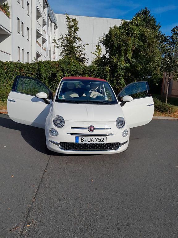 Weiß Gebraucht 2017 Fiat 500C Lounge Cabrio | 8.999 € (Superpreis) - Bild 1/4