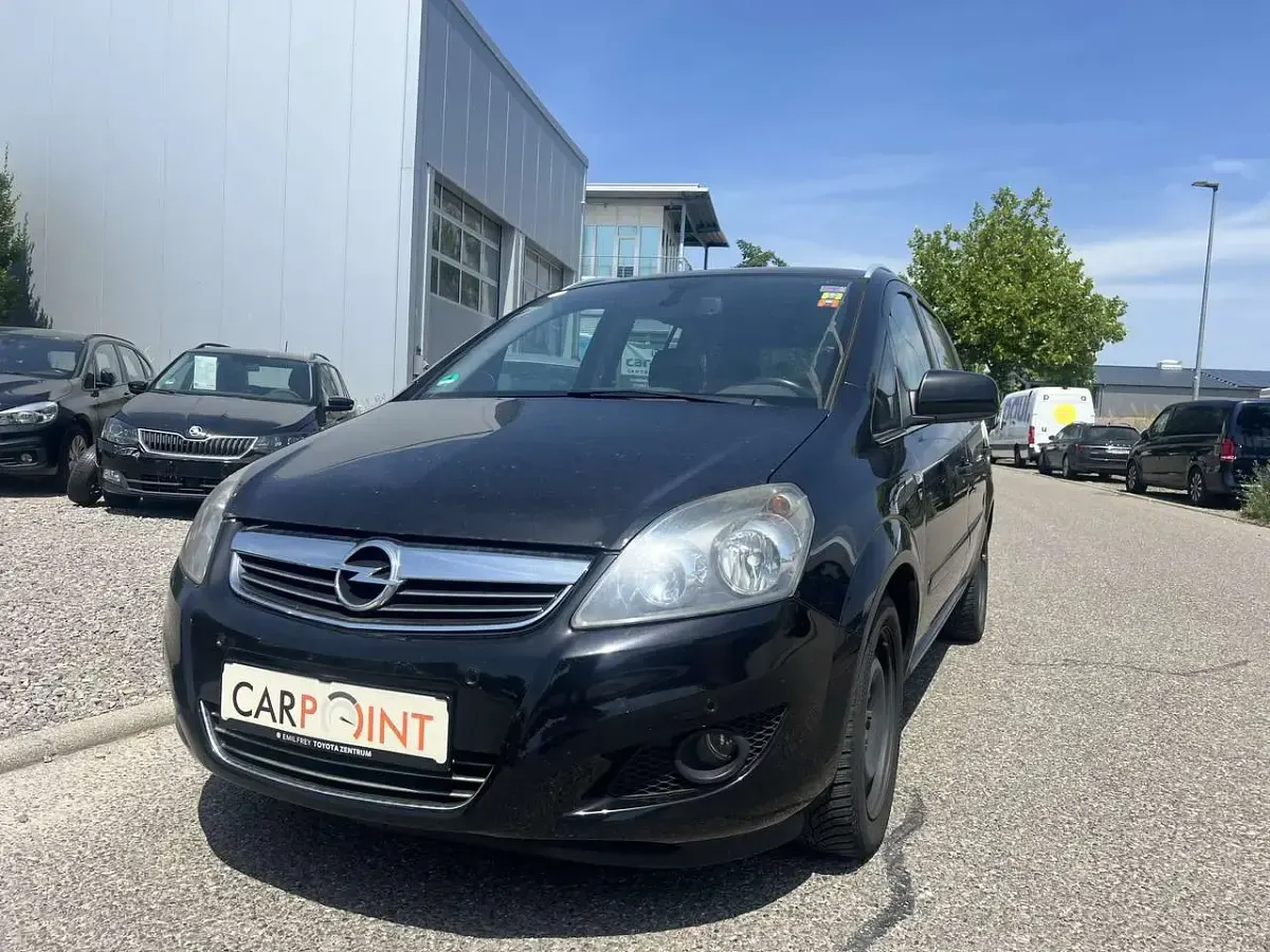 Gebraucht Opel Zafira 150 PS (110 kW) 2010 Schwarz Van / Kleinbus